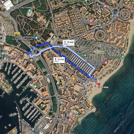 Studio Centre Port, Cap D'Agde Exterior foto